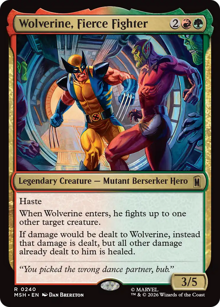 Wolverine, Fierce Fighter [Marvel Super Heroes] | Boutique FDB TCG