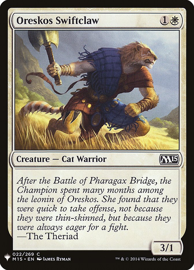 Oreskos Swiftclaw [Mystery Booster] | Boutique FDB TCG