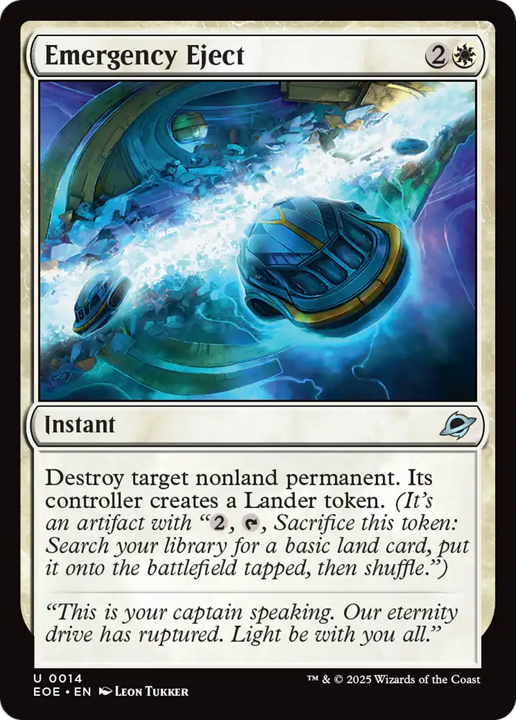 Emergency Eject [Edge of Eternities] | Boutique FDB TCG