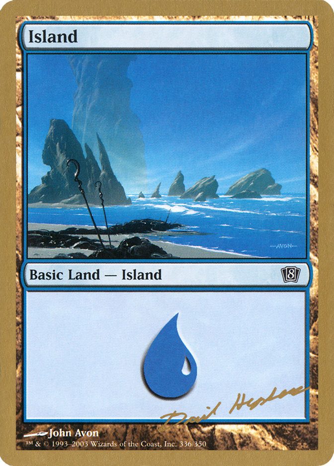 Island (dh336) (Dave Humpherys) [World Championship Decks 2003] | Boutique FDB TCG