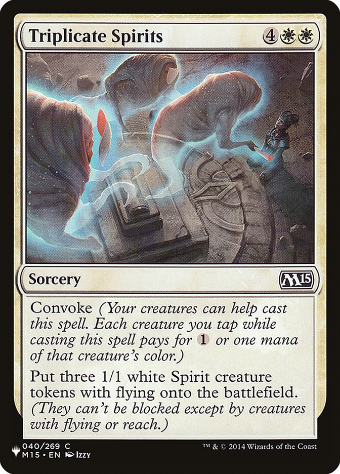 Triplicate Spirits [The List] | Boutique FDB TCG