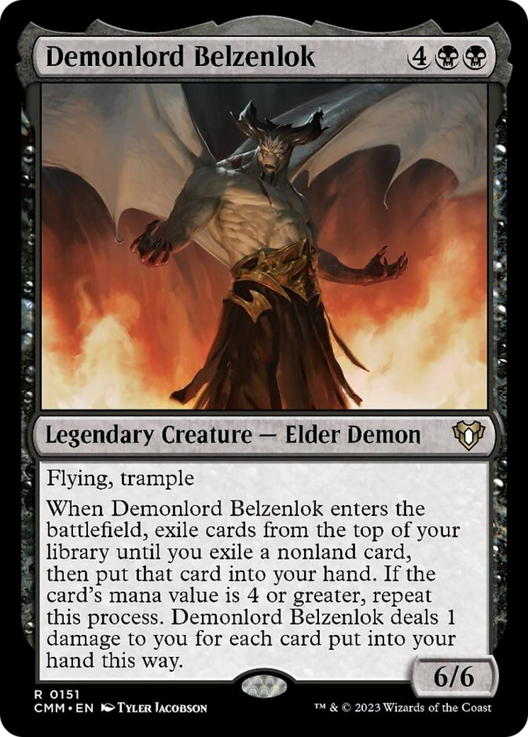 Demonlord Belzenlok [Commander Masters] | Boutique FDB TCG