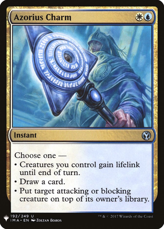 Azorius Charm [Mystery Booster] | Boutique FDB TCG