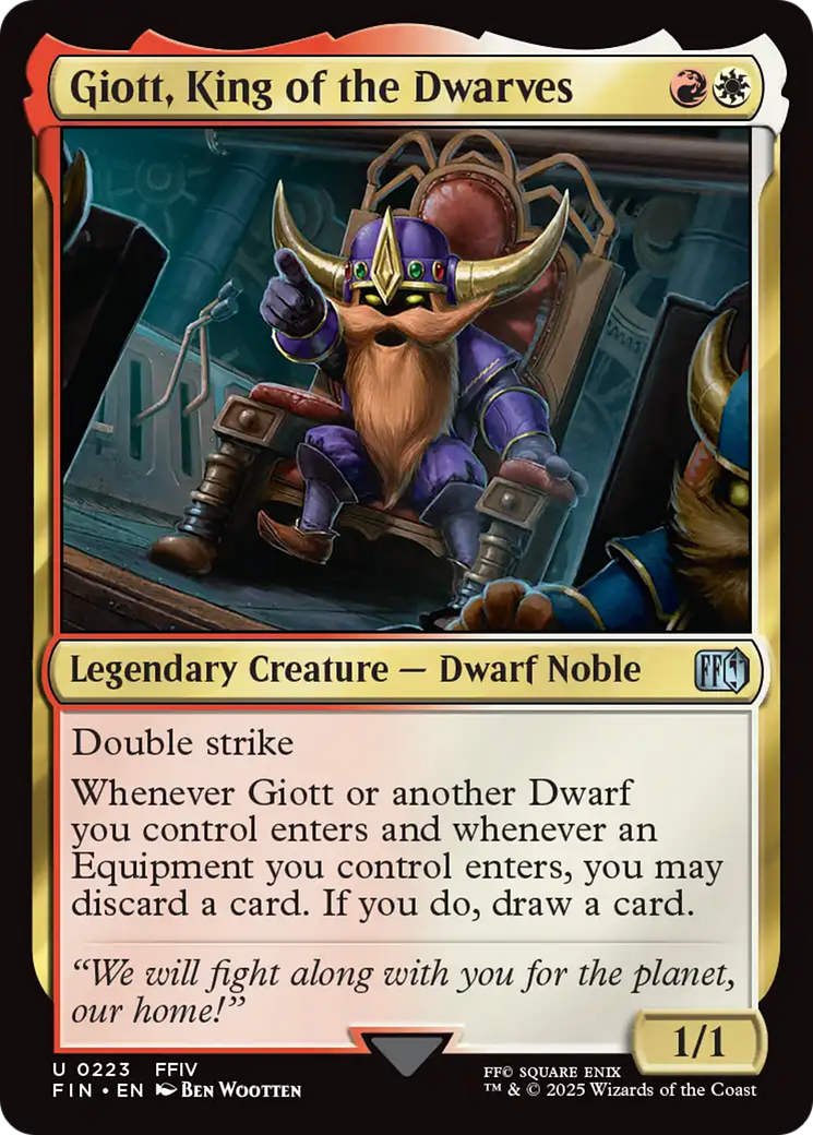 Giott, King of the Dwarves [FINAL FANTASY] | Boutique FDB TCG