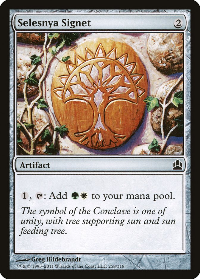 Selesnya Signet [Commander 2011] | Boutique FDB TCG
