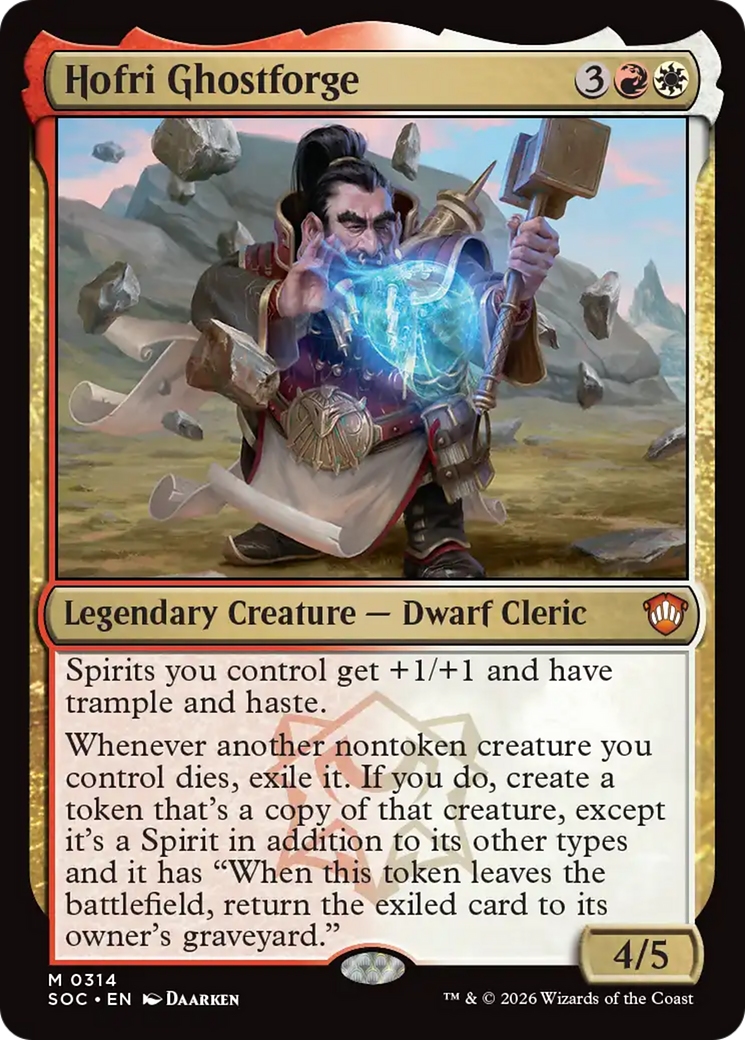 Hofri Ghostforge [Secrets of Strixhaven Commander] | Boutique FDB TCG
