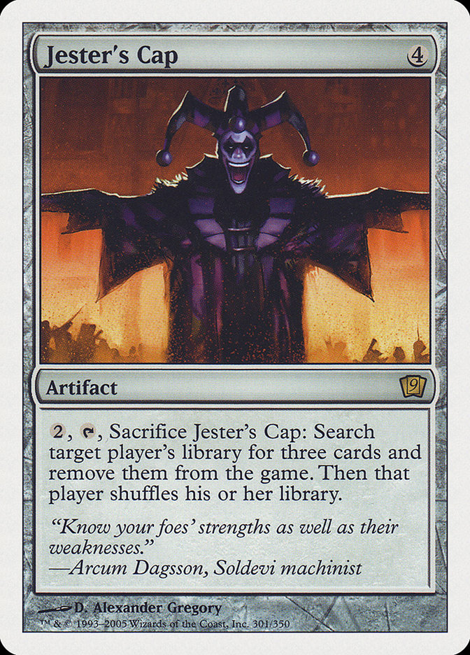 Jester's Cap (9th Edition) [Oversize Cards] | Boutique FDB TCG