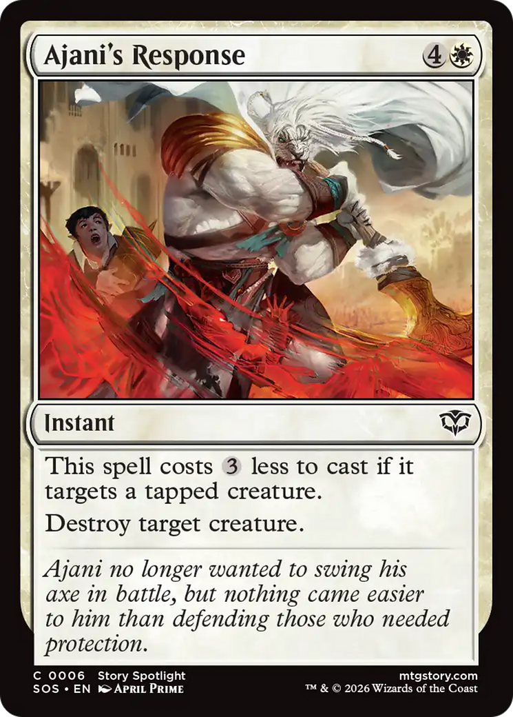 Ajani's Response [Secrets of Strixhaven] | Boutique FDB TCG