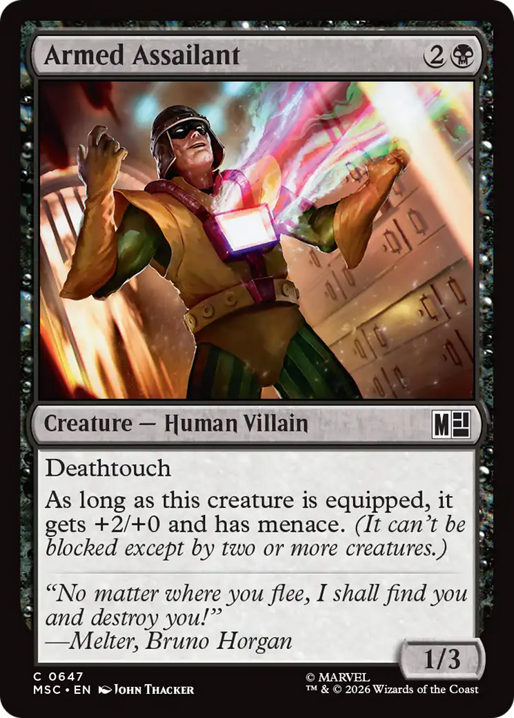 Armed Assailant [Marvel Super Heroes Commander] | Boutique FDB TCG