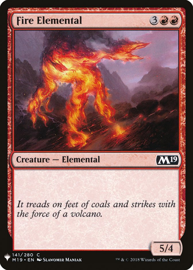 Fire Elemental [Mystery Booster] | Boutique FDB TCG