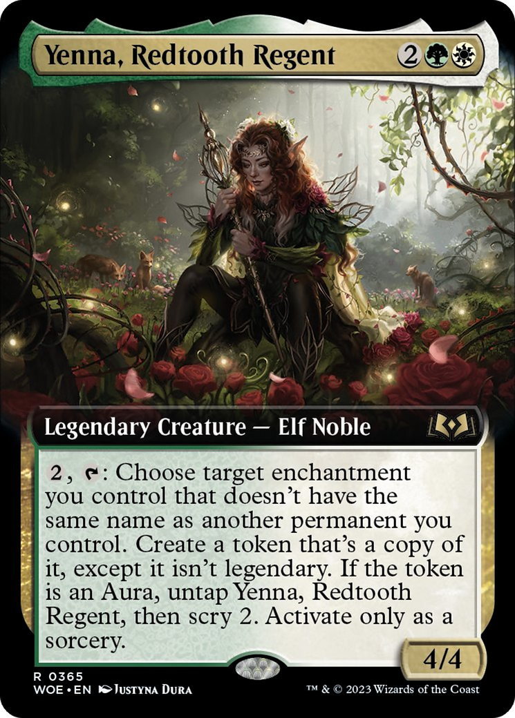 Yenna, Redtooth Regent (Extended Art) [Wilds of Eldraine] | Boutique FDB TCG