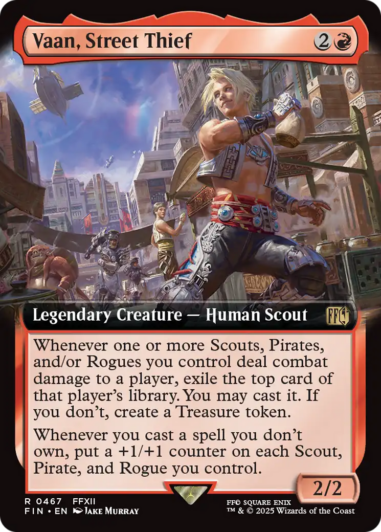 Vaan, Street Thief (Extended Art) [FINAL FANTASY] | Boutique FDB TCG