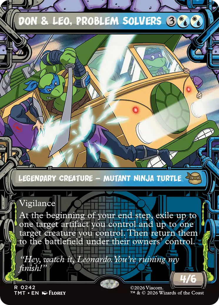 Don & Leo, Problem Solvers (Showcase) [Teenage Mutant Ninja Turtles] | Boutique FDB TCG