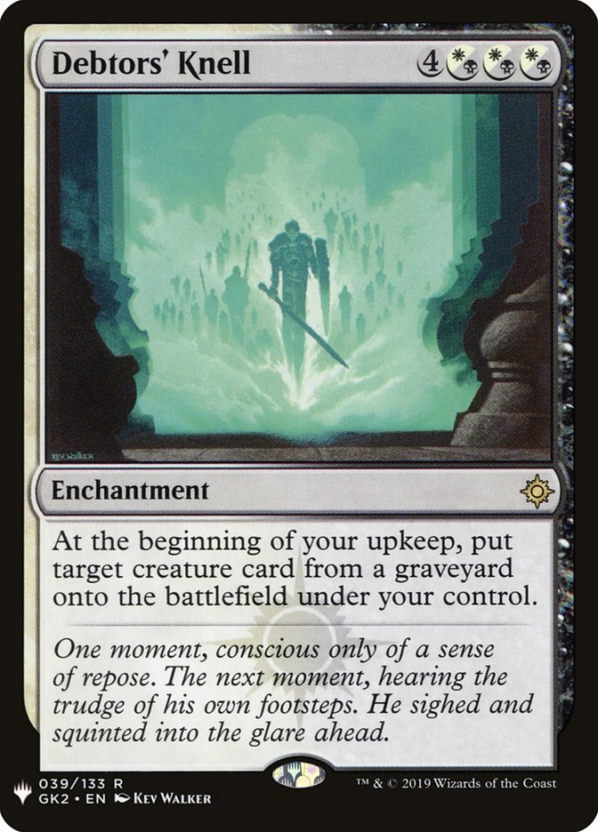 Debtors' Knell [The List] | Boutique FDB TCG