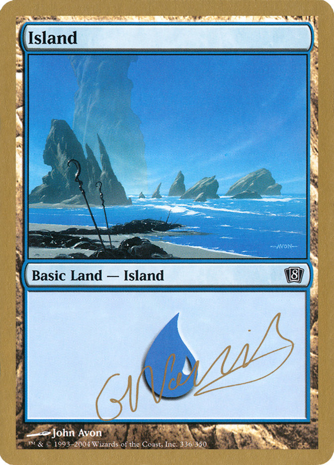 Island (gn336) (Gabriel Nassif) [World Championship Decks 2004] | Boutique FDB TCG