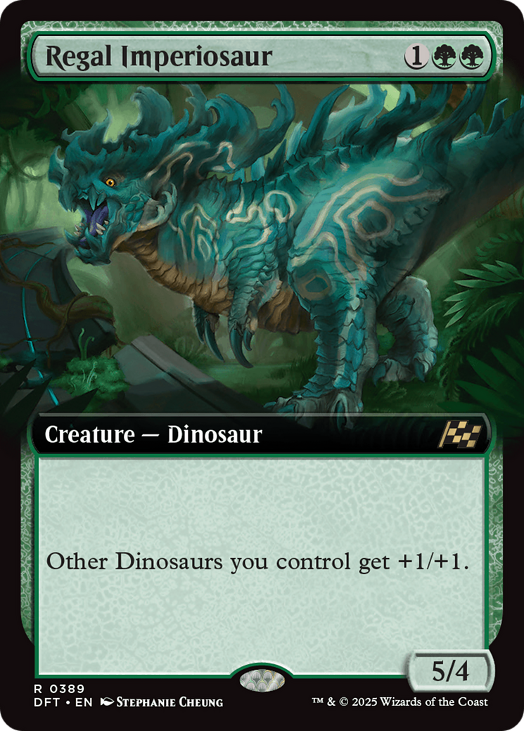 Regal Imperiosaur (Extended Art) [Aetherdrift] | Boutique FDB TCG