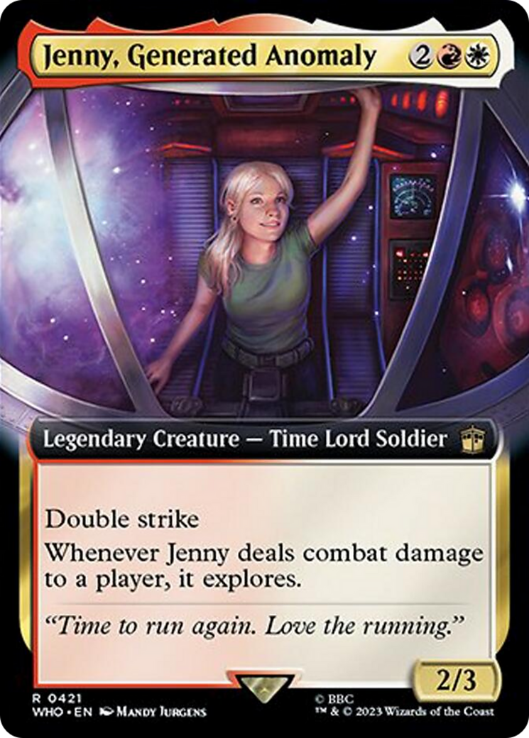 Jenny, Generated Anomaly (Extended Art) [Doctor Who] | Boutique FDB TCG