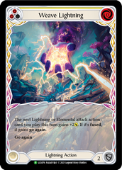 Weave Lightning (Yellow) [LGS076] (Promo)  Rainbow Foil | Boutique FDB TCG