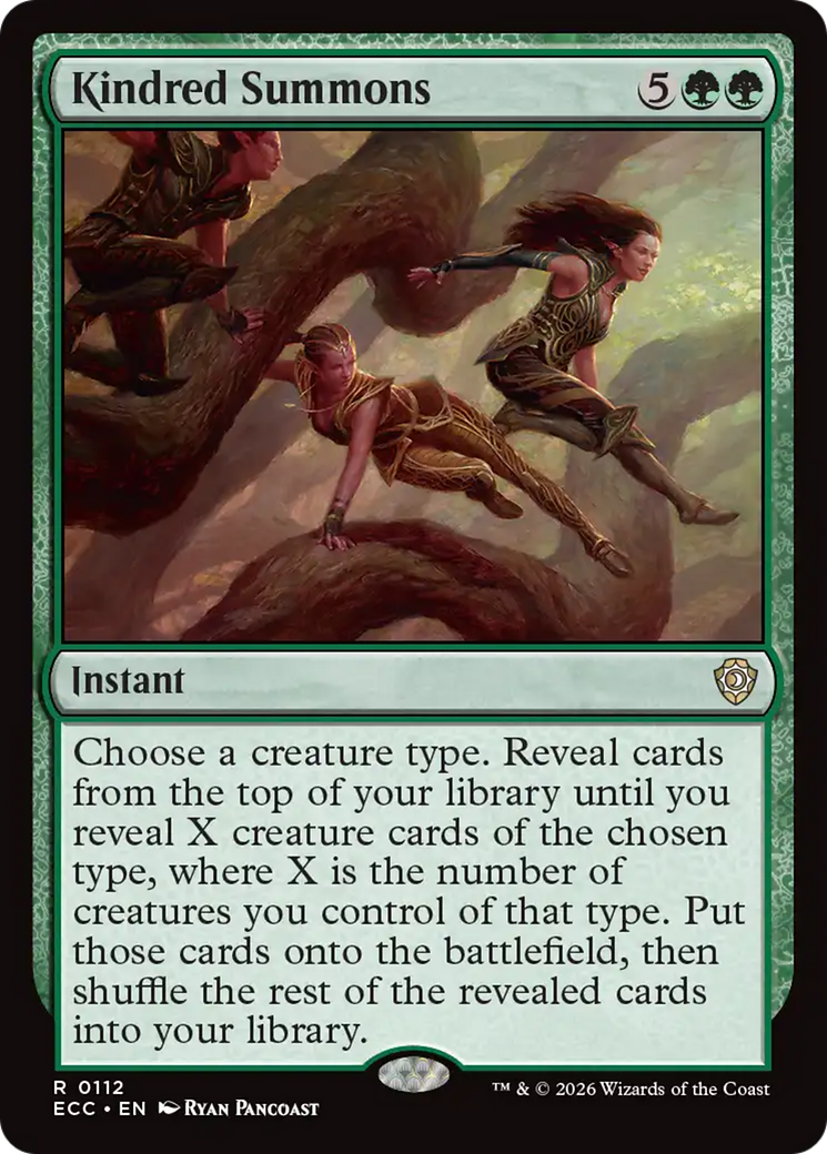 Kindred Summons [Lorwyn Eclipsed Commander] | Boutique FDB TCG