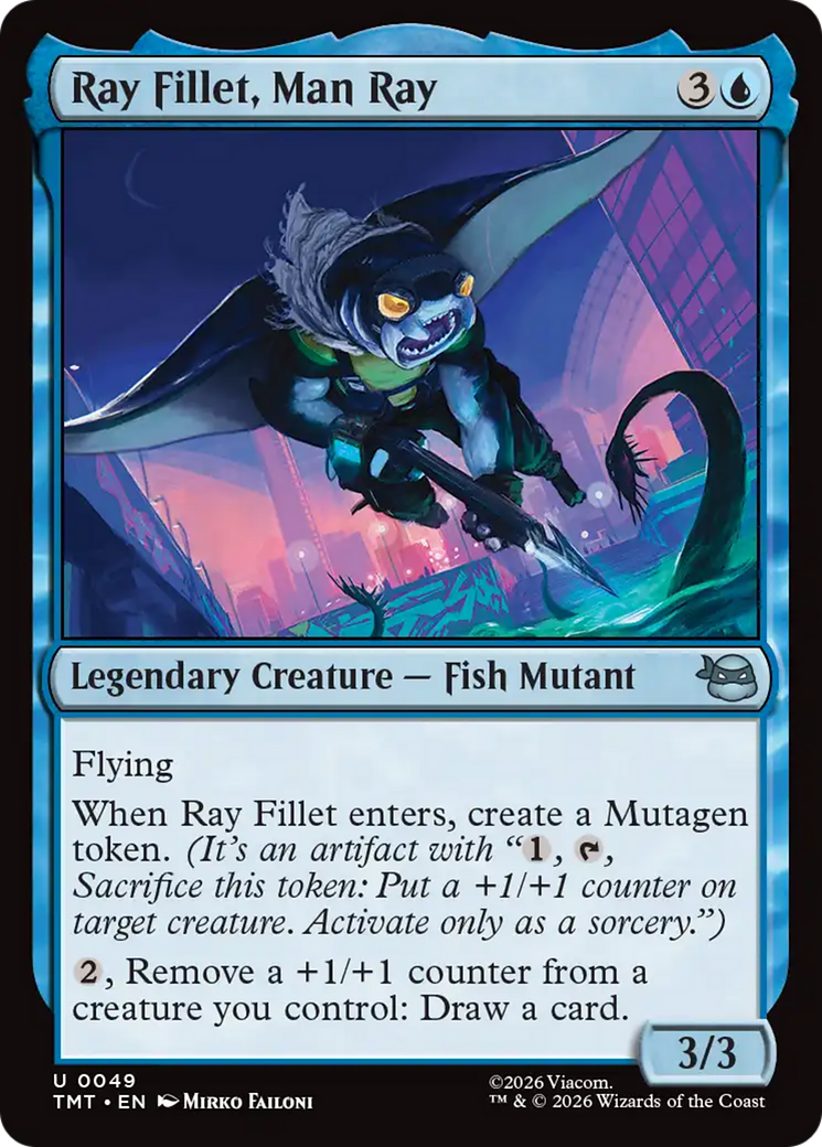 Ray Fillet, Man Ray [Teenage Mutant Ninja Turtles] | Boutique FDB TCG