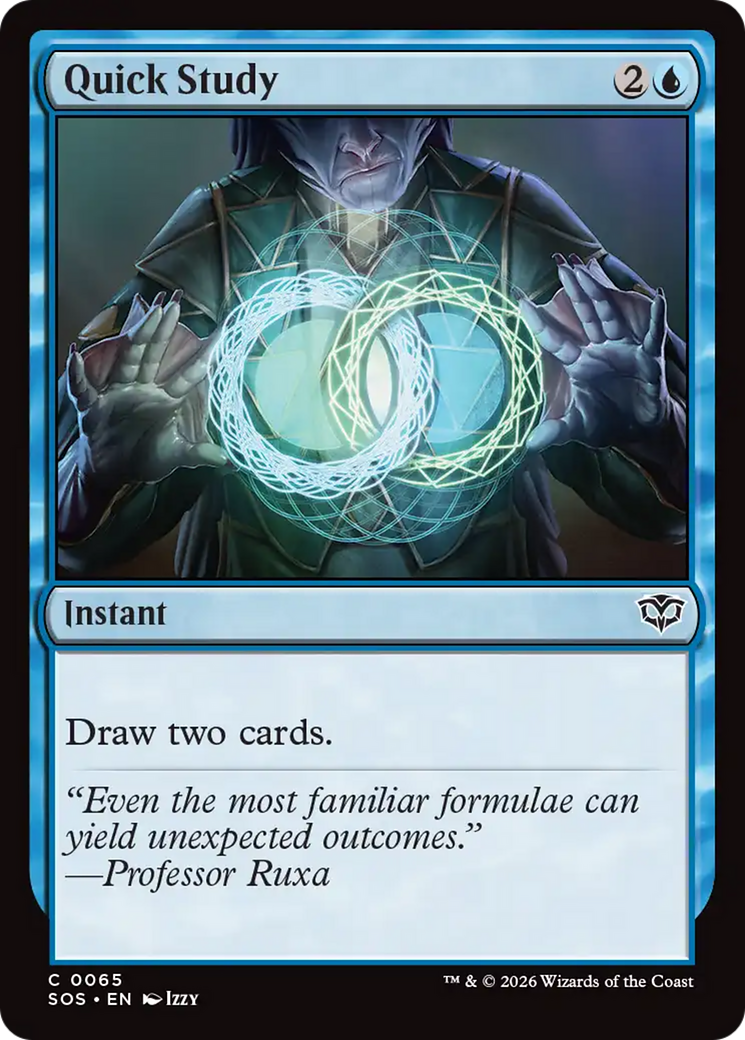 Quick Study [Secrets of Strixhaven] | Boutique FDB TCG