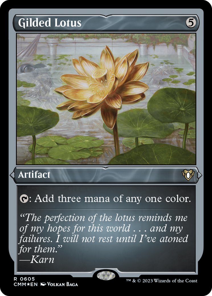 Gilded Lotus (Foil Etched) [Commander Masters] | Boutique FDB TCG