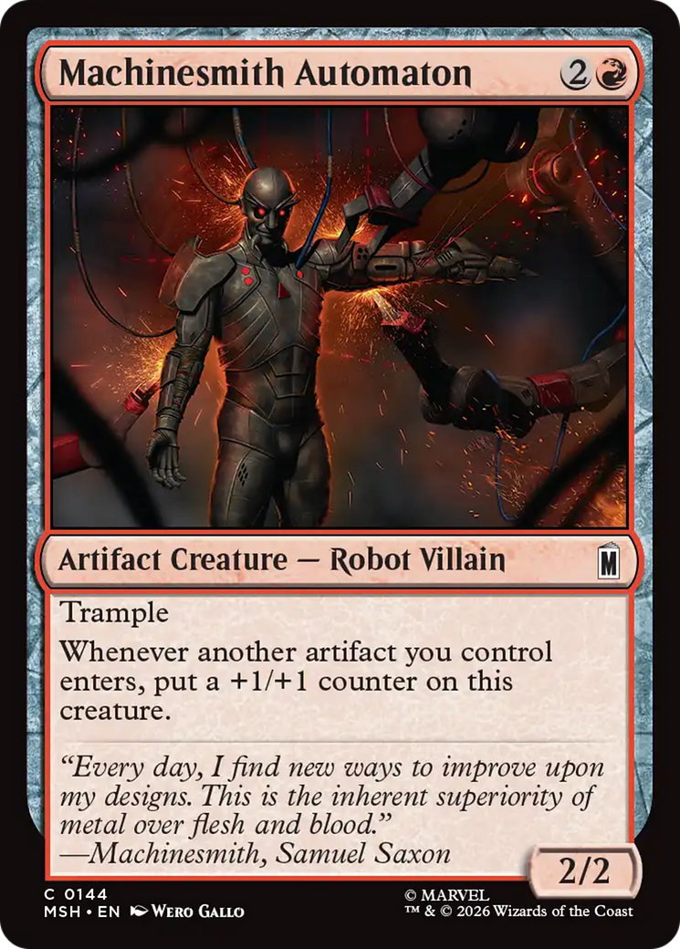 Machinesmith Automaton [Marvel Super Heroes] | Boutique FDB TCG
