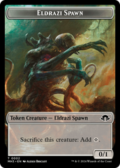 Eldrazi Spawn // Fanatic of Rhonas Double-Sided Token [Modern Horizons 3 Tokens] | Boutique FDB TCG