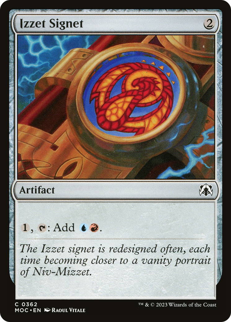 Izzet Signet [March of the Machine Commander] | Boutique FDB TCG