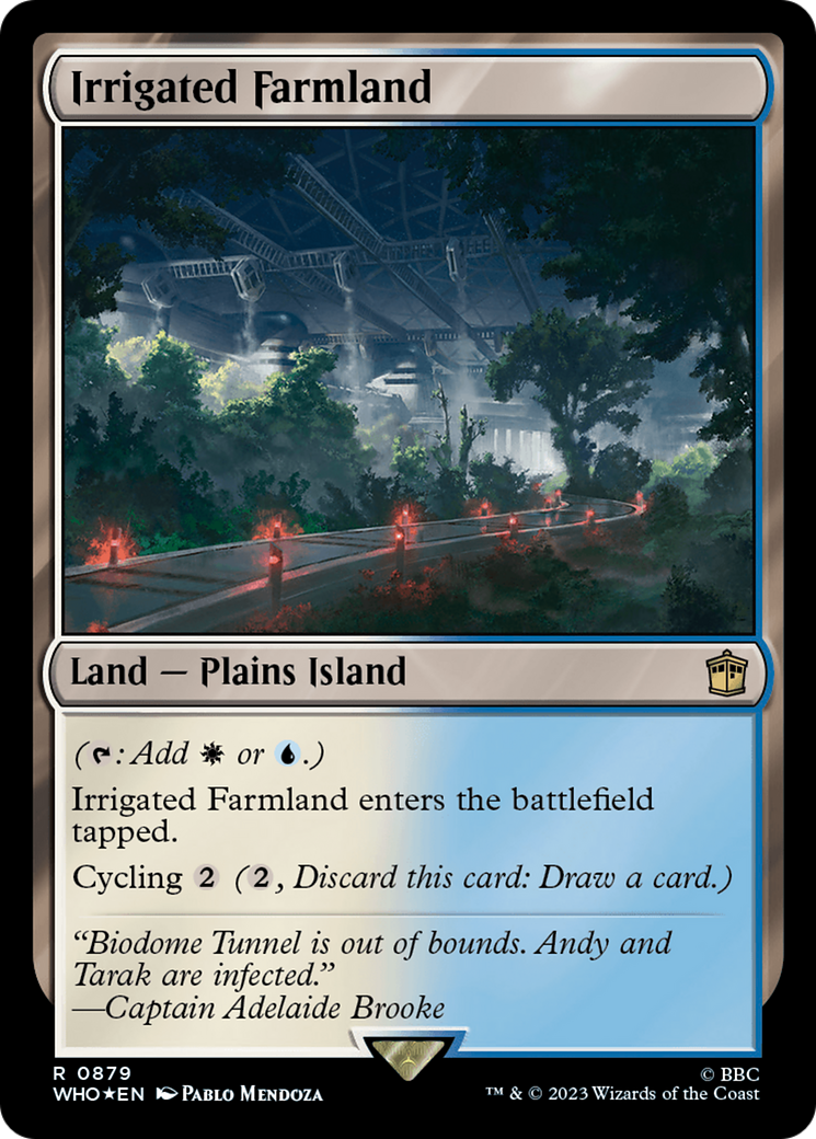 Irrigated Farmland (Surge Foil) [Doctor Who] | Boutique FDB TCG