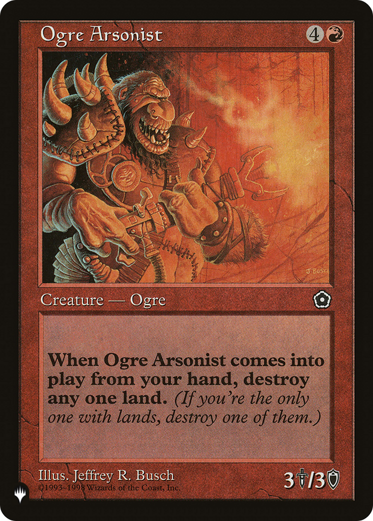 Ogre Arsonist [The List Reprints] | Boutique FDB TCG