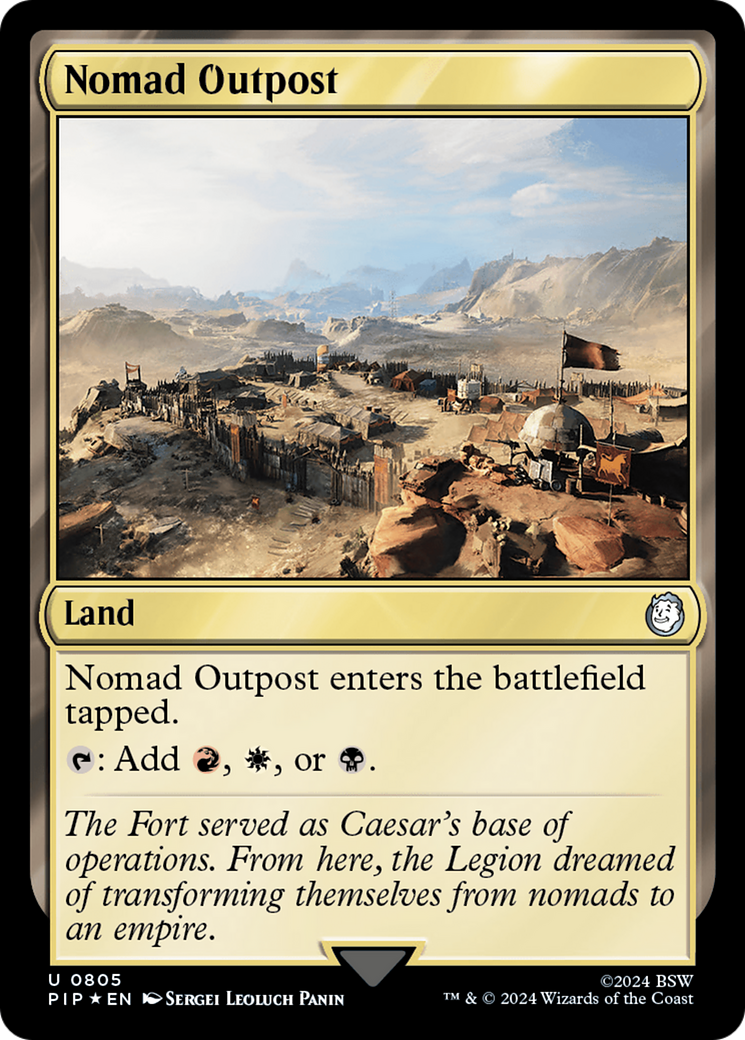 Nomad Outpost (Surge Foil) [Fallout] | Boutique FDB TCG