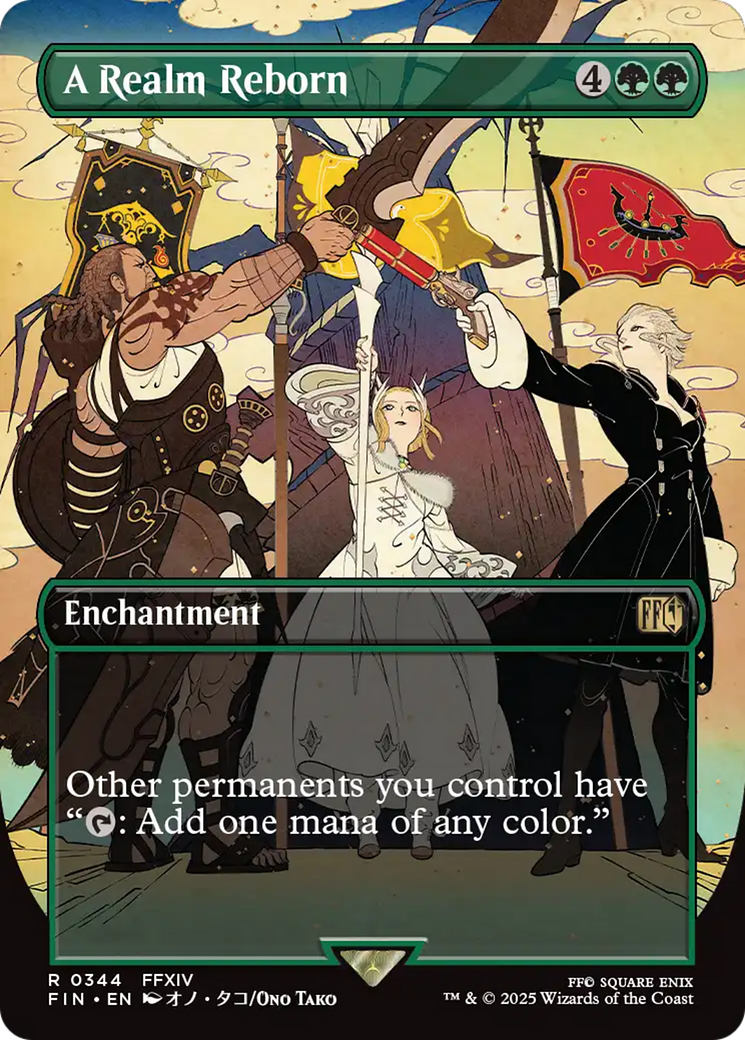 A Realm Reborn (Borderless) [FINAL FANTASY] | Boutique FDB TCG
