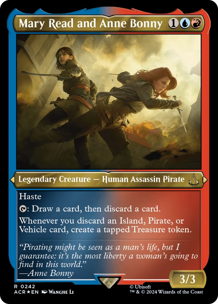 Mary Read and Anne Bonny (Foil Etched) [Assassin's Creed] | Boutique FDB TCG