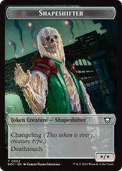 Shapeshifter // Golem (0013) Double-Sided Token [Edge of Eternities Commander Tokens] | Boutique FDB TCG