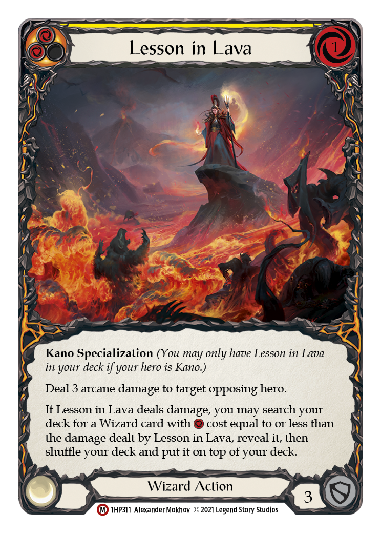 Lesson in Lava [1HP311] (History Pack 1) | Boutique FDB TCG