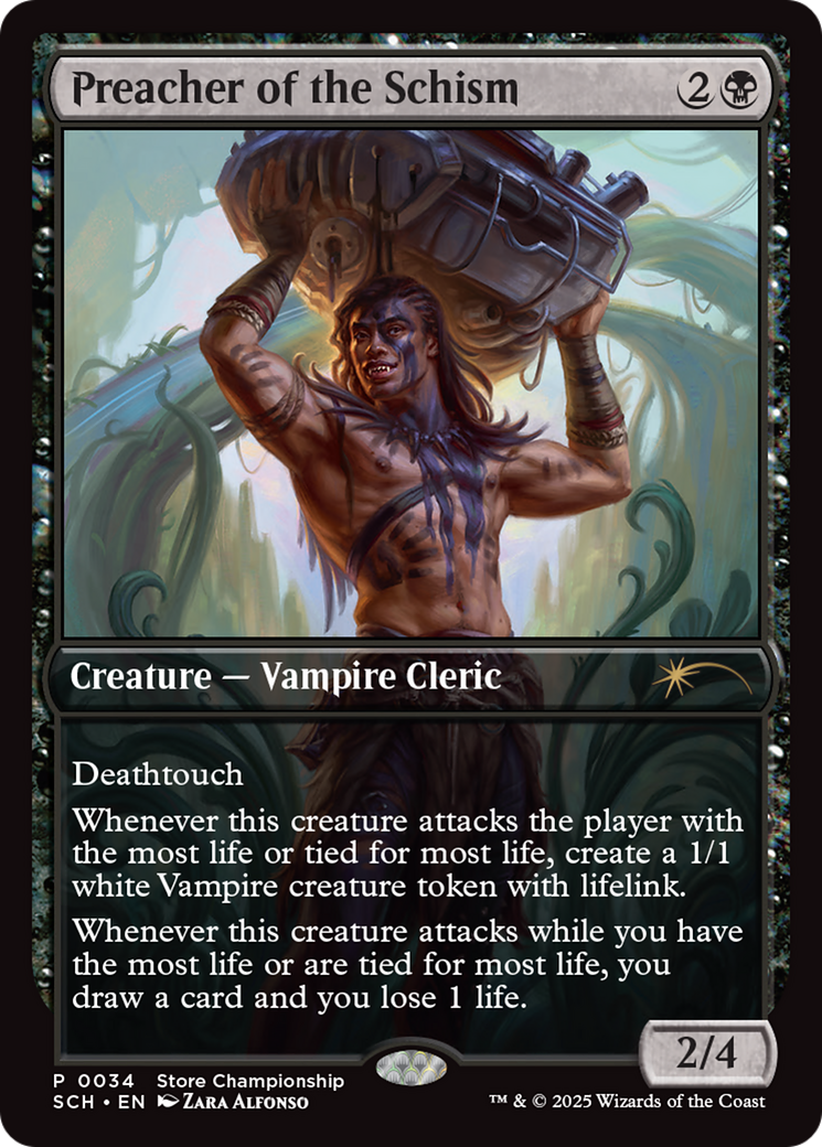 Preacher of the Schism [Store Championships 2025] | Boutique FDB TCG