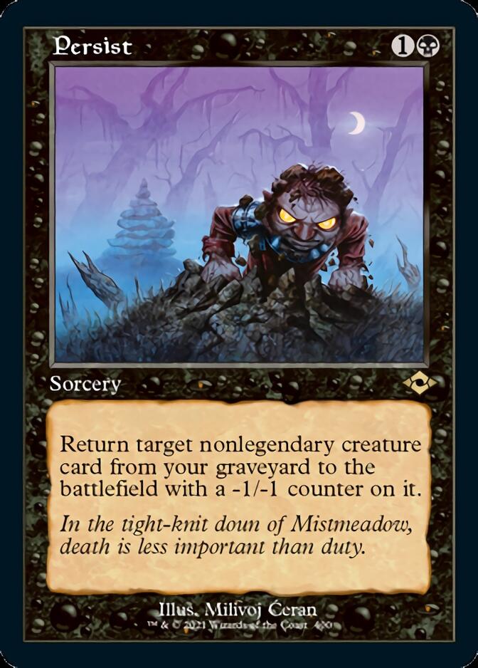Persist (Retro Foil Etched) [Modern Horizons 2] | Boutique FDB TCG