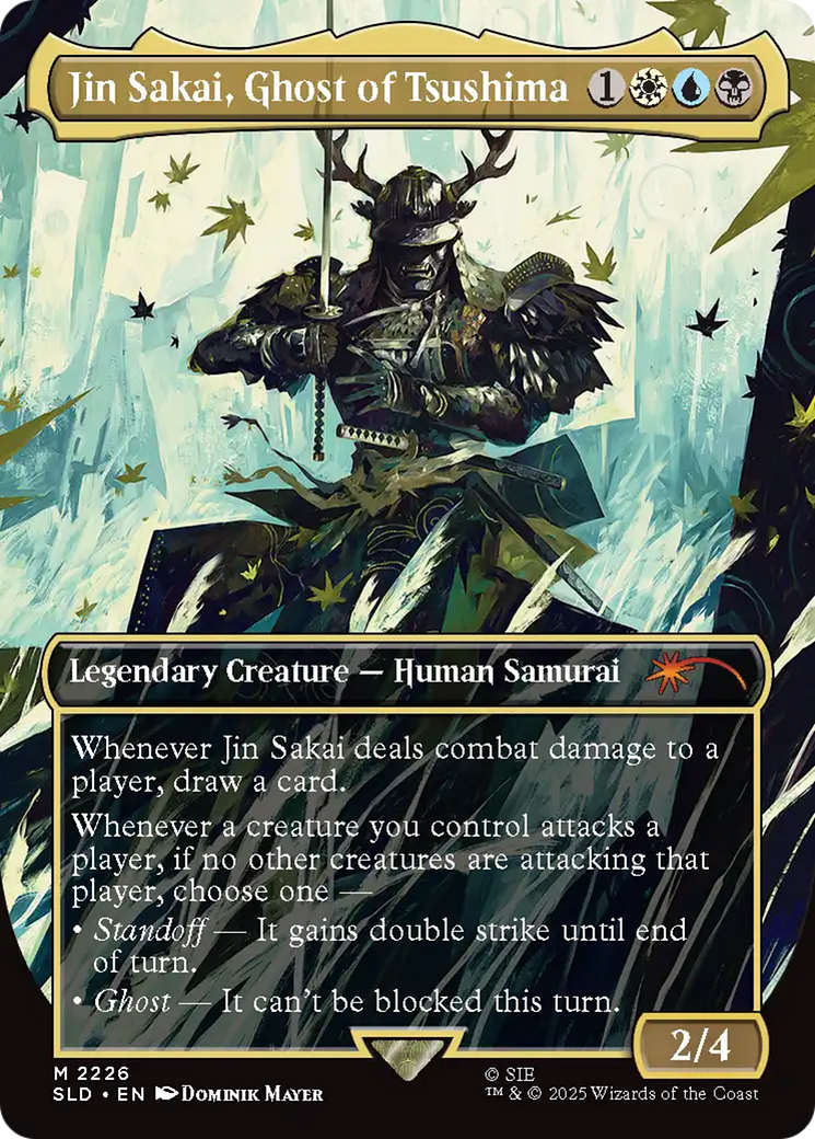 Jin Sakai, Ghost of Tsushima [Secret Lair Drop Series] | Boutique FDB TCG