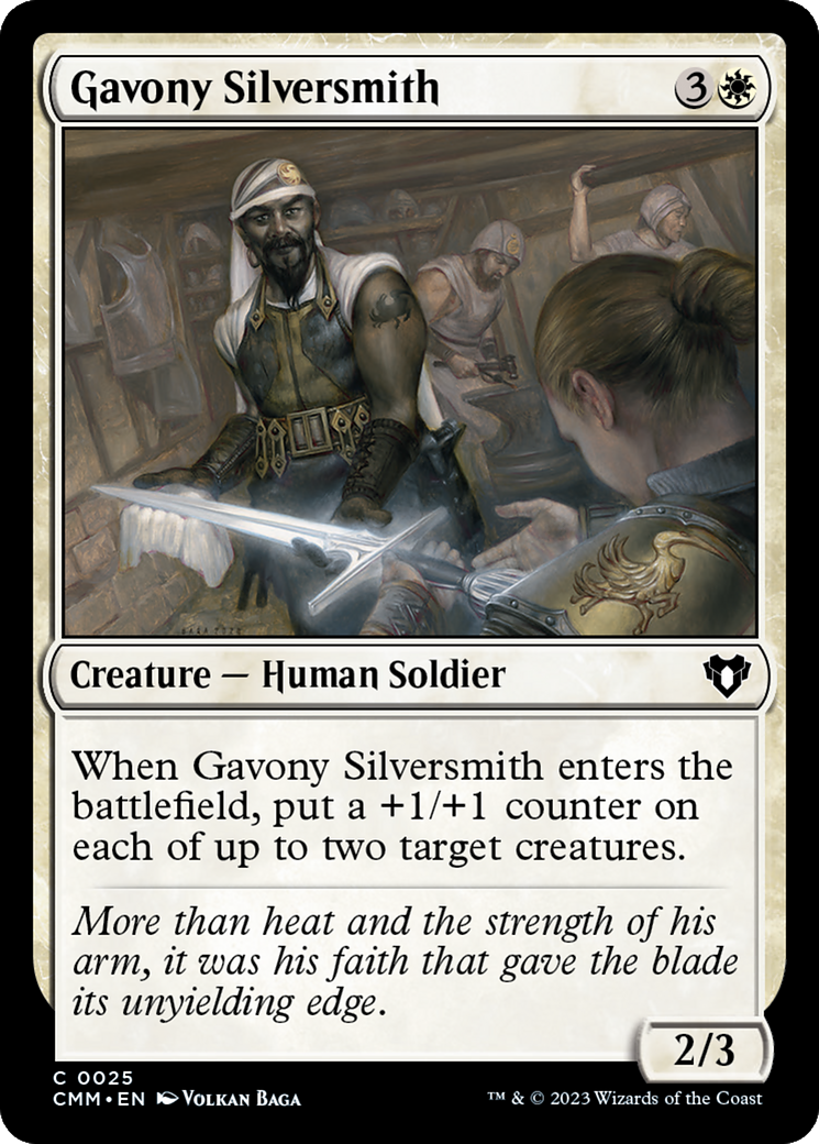 Gavony Silversmith [Commander Masters] | Boutique FDB TCG