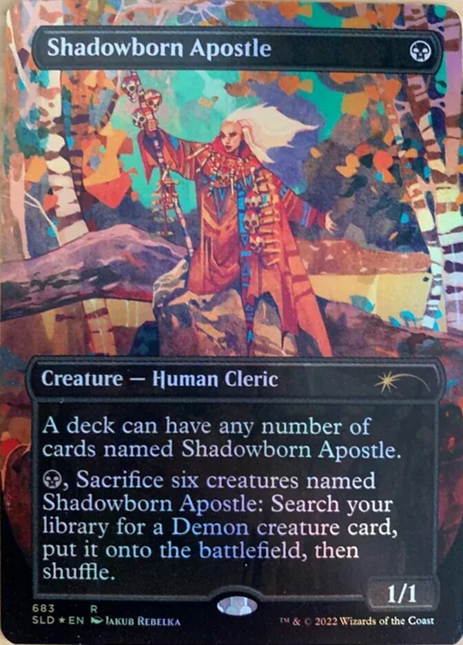 Shadowborn Apostle (Borderless) (683) [Secret Lair Drop Promos] | Boutique FDB TCG