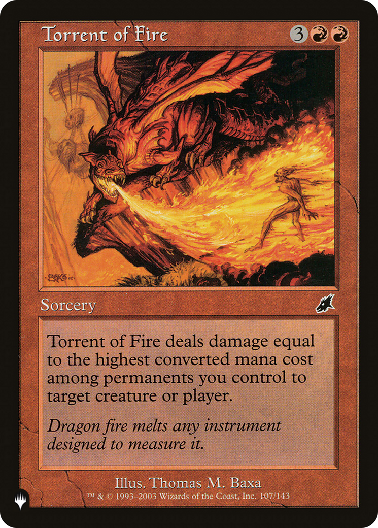 Torrent of Fire [The List] | Boutique FDB TCG