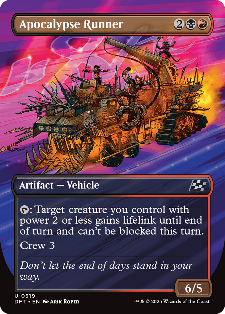 Apocalypse Runner (Borderless) [Aetherdrift] | Boutique FDB TCG