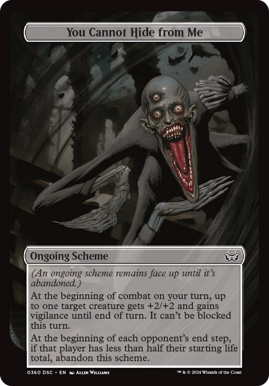 You Cannot Hide from Me (Full Art) [Duskmourn: House of Horror Commander] | Boutique FDB TCG