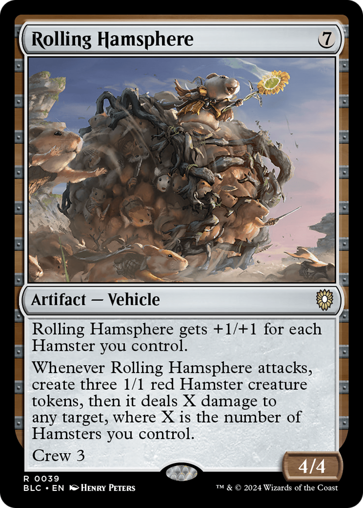 Rolling Hamsphere [Bloomburrow Commander] | Boutique FDB TCG