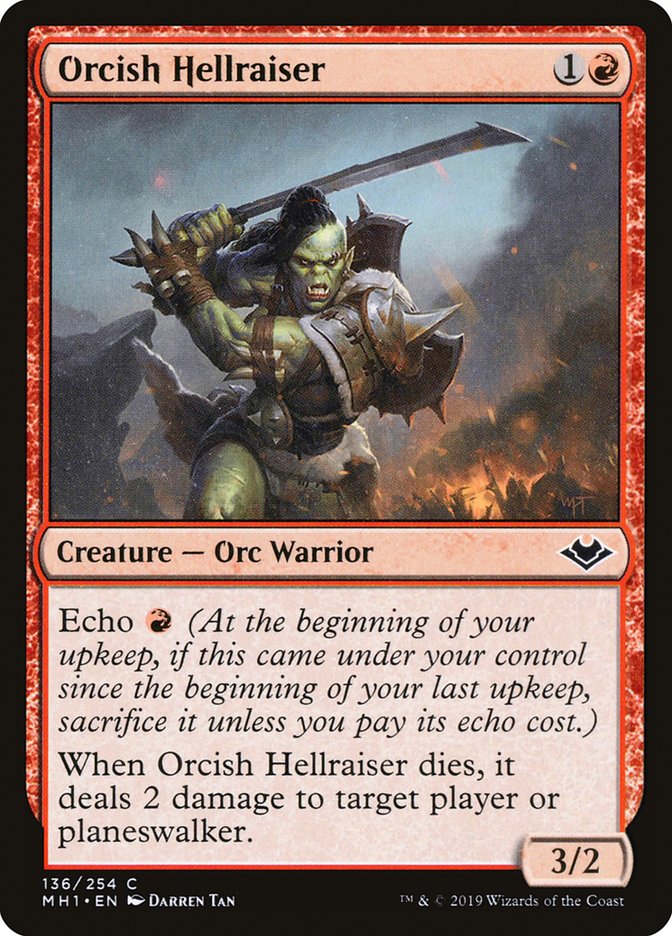 Orcish Hellraiser [Modern Horizons] | Boutique FDB TCG