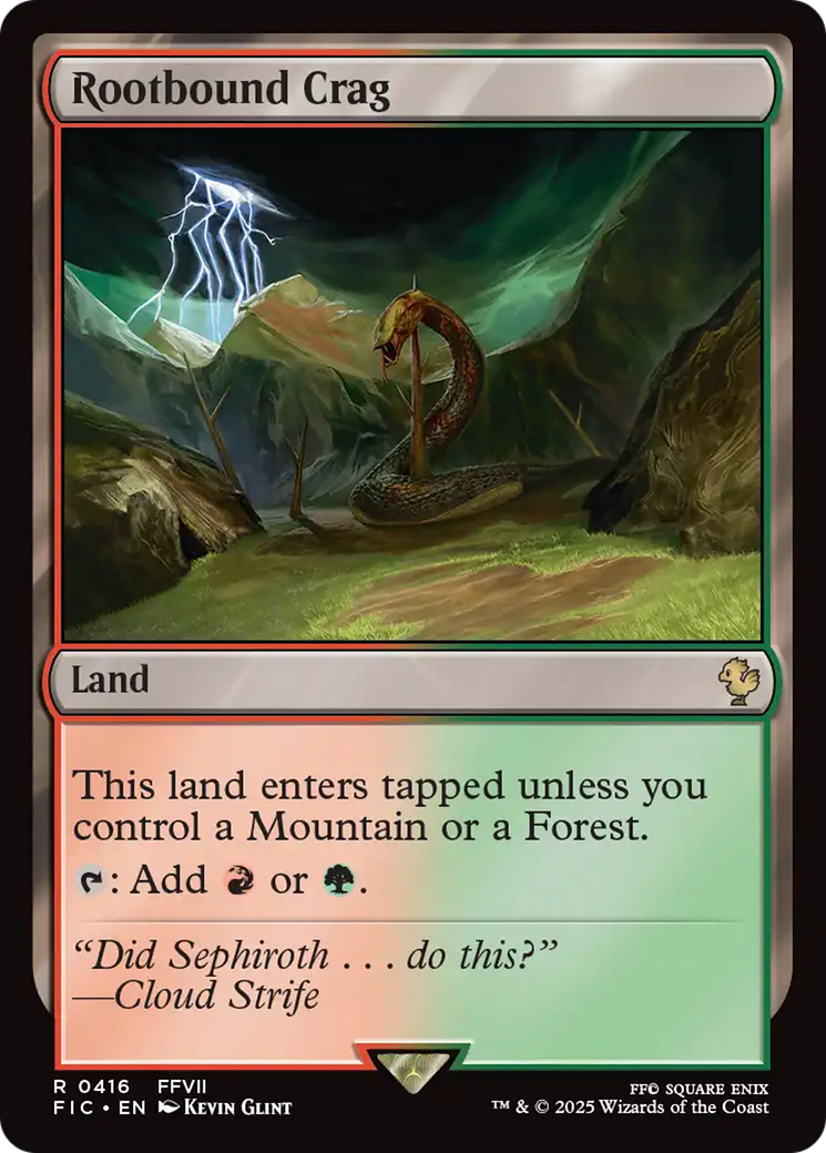Rootbound Crag [FINAL FANTASY Commander] | Boutique FDB TCG