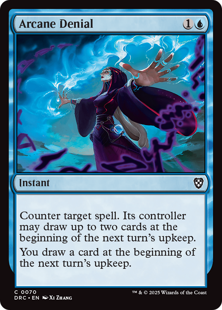 Arcane Denial [Aetherdrift Commander] | Boutique FDB TCG