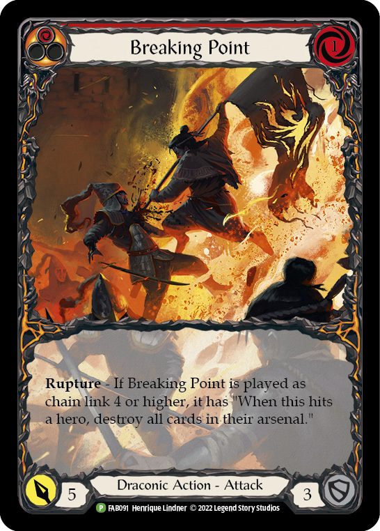 Breaking Point (Extended Art) [FAB091] (Promo)  Rainbow Foil | Boutique FDB TCG