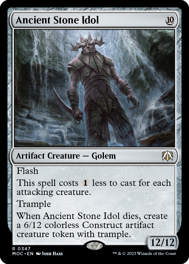 Ancient Stone Idol [March of the Machine Commander] | Boutique FDB TCG